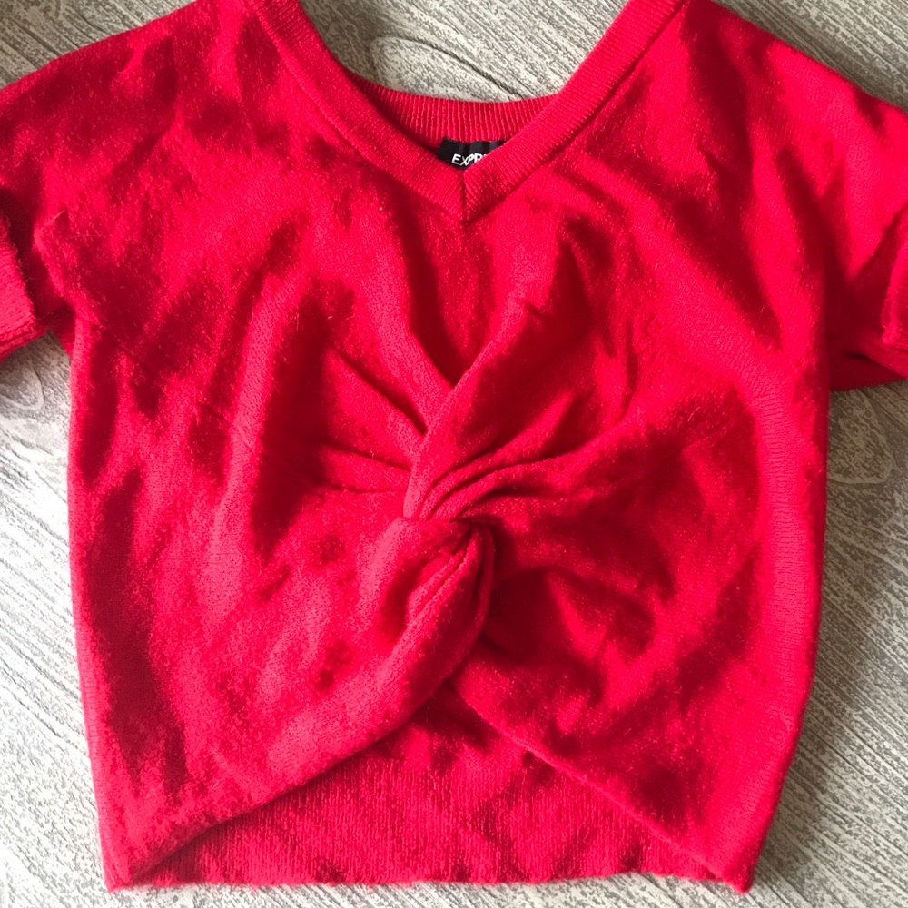Red sweater